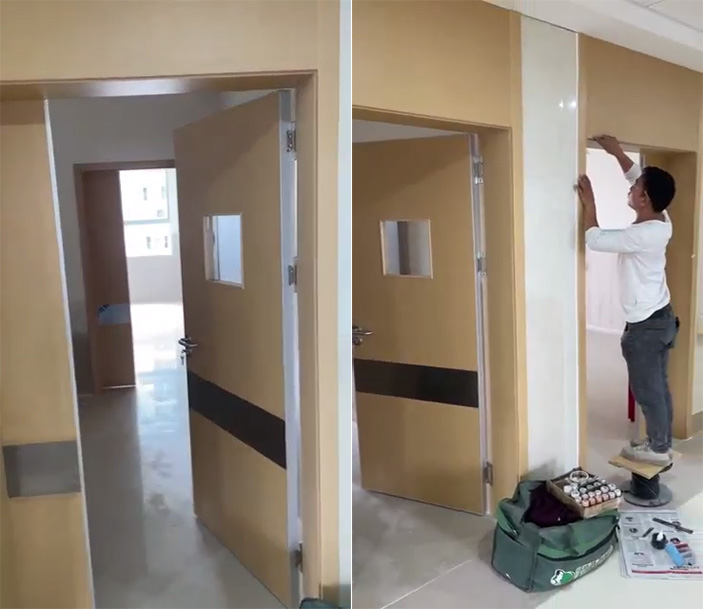 云南紅河蒙自市人民醫院安裝醫院門工程現場.jpg 云南紅河蒙自市人民醫院安裝醫院門工程現場.jpg